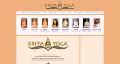 Desktop Screenshot of kriyayoga-europe.org