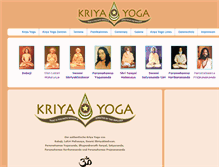 Tablet Screenshot of kriyayoga-europe.org